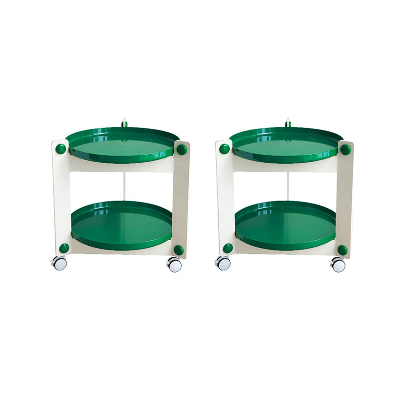 25.19" Tall 3 Legs End Table Tray Top Accent Side Table for Living Room