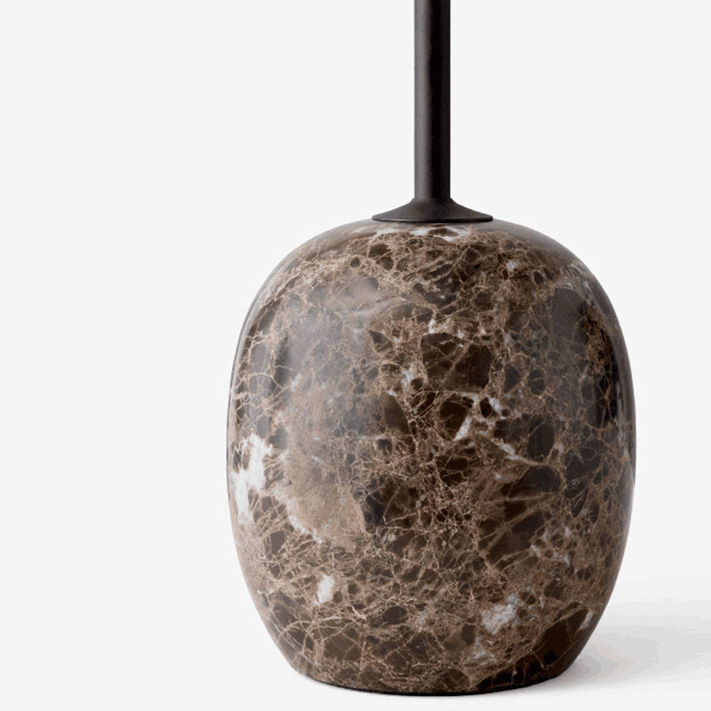 Modern Round Metal Side Table 15.74" Wide Pedestal End Table