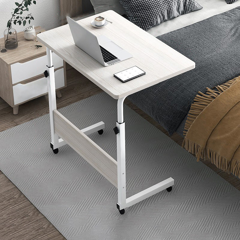 Modernistic Rectangular Corner Table 4 Legs Metal Side End Table with Storage