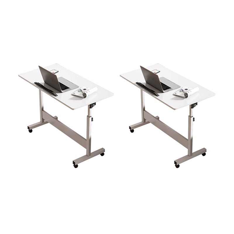 Modernistic Rectangular Corner Table 4 Legs Metal Side End Table with Storage