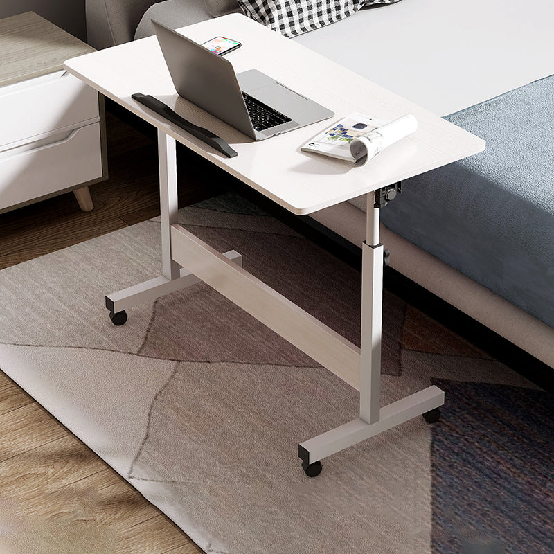 Modernistic Rectangular Corner Table 4 Legs Metal Side End Table with Storage