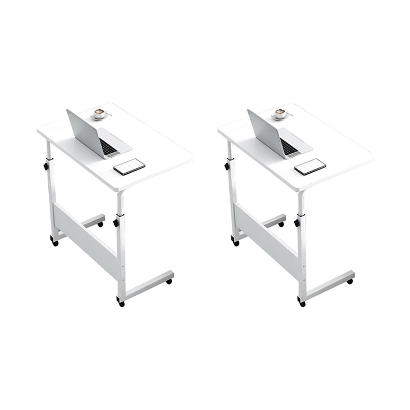 Modernistic Rectangular Corner Table 4 Legs Metal Side End Table with Storage