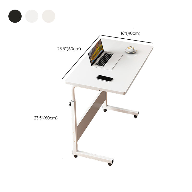 Modernistic Rectangular Corner Table 4 Legs Metal Side End Table with Storage