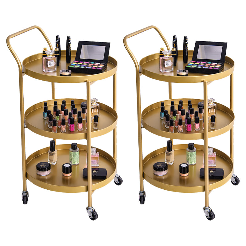 Modernistic Style Accent Side Table Round Metal Living Room Corner Table