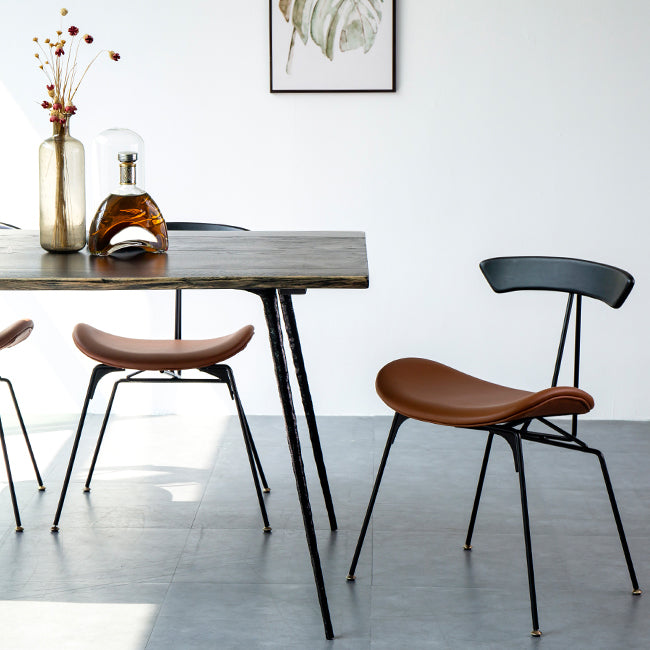 Industrial Dining Table Rectangle Wooden Dinner Table for Dining Room