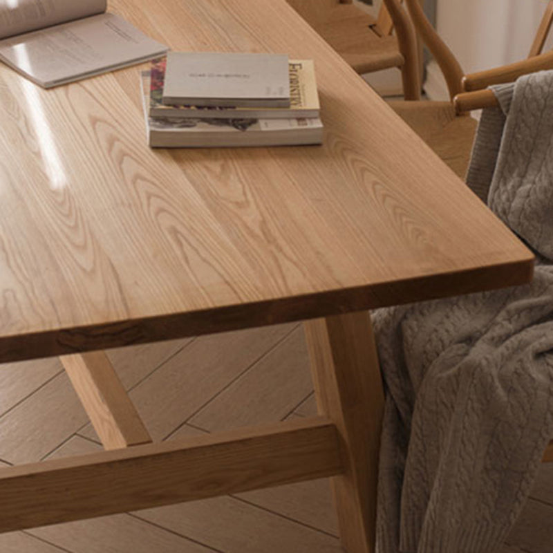 Modern Dining Table Rectangle Wood Dinner Table for Dining Room