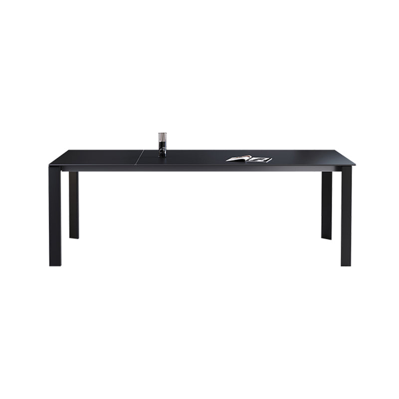 Industrial Kitchen Dinner Table Rectangle 4 Legs Dining Table