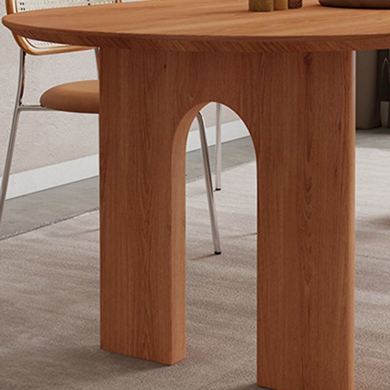 Modern Style Dining Table Solid Wood 4 Legs Dinner Table for Dining Room