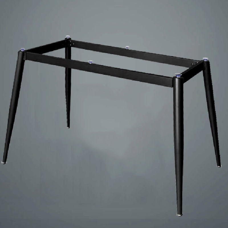 Dining Room Industrial Dinner Table Rectangle 4 Legs Dining Table