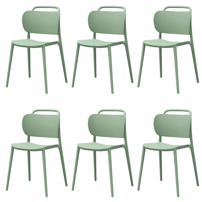 Modern Style Side Chair Plastic Indoor Dining Chair for Living Room