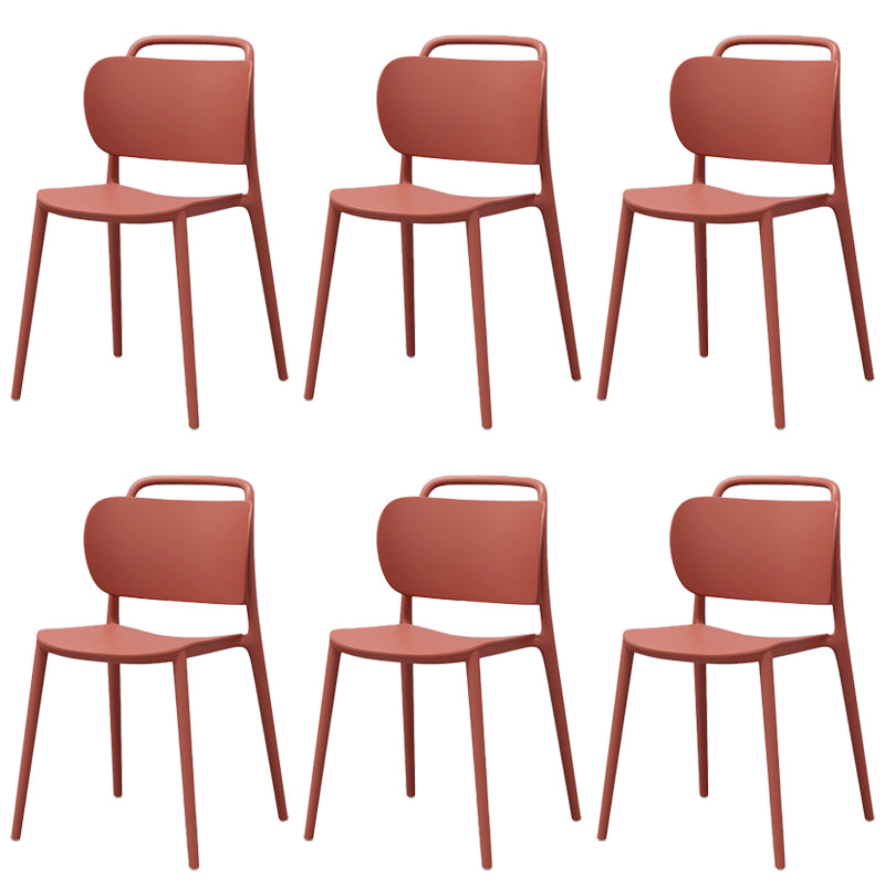 Modern Style Side Chair Plastic Indoor Dining Chair for Living Room