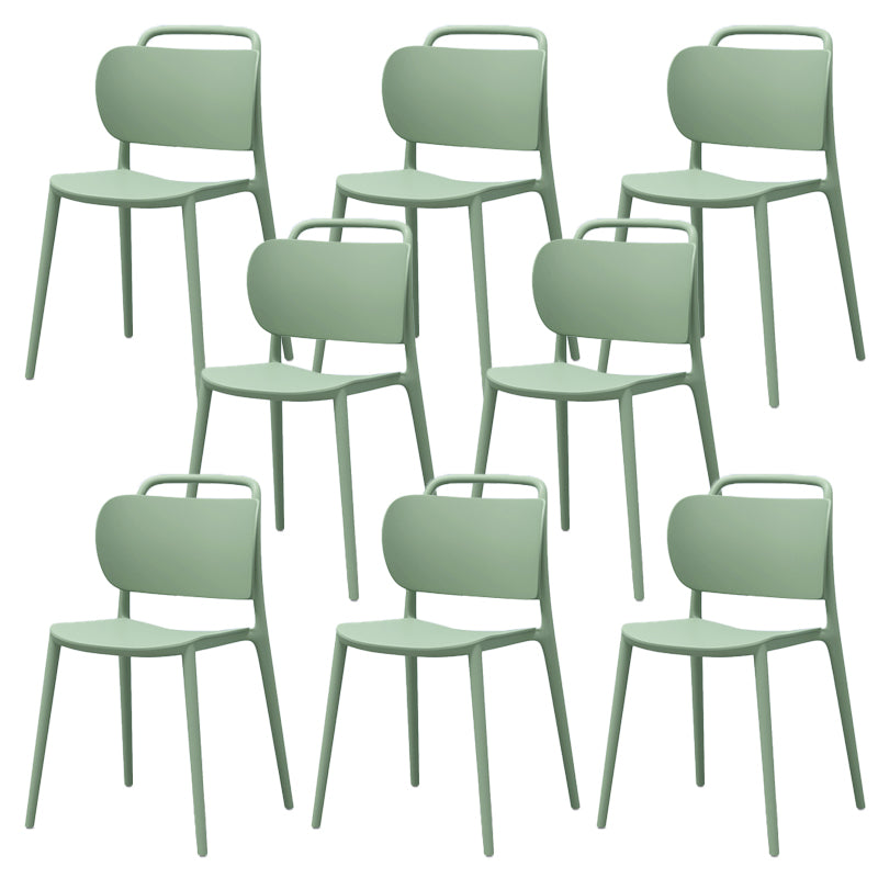 Modern Style Side Chair Plastic Indoor Dining Chair for Living Room