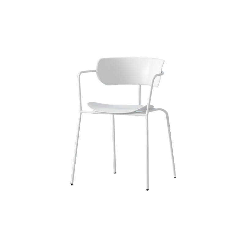 Modern Style Arm Chair Plastic Indoor Dining Chair for Living Room