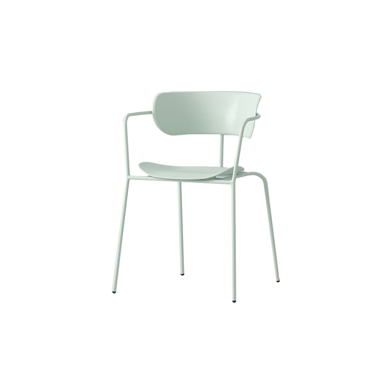 Modern Style Arm Chair Plastic Indoor Dining Chair for Living Room