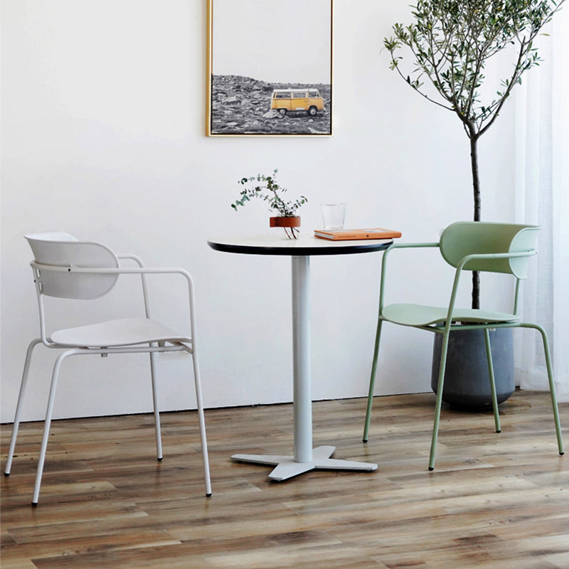 Modern Style Arm Chair Plastic Indoor Dining Chair for Living Room
