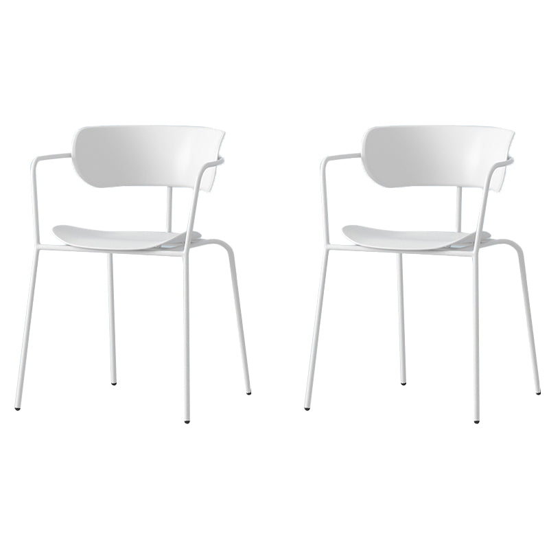 Modern Style Arm Chair Plastic Indoor Dining Chair for Living Room