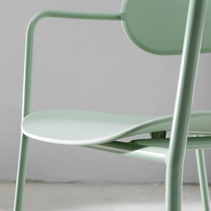 Modern Style Arm Chair Plastic Indoor Dining Chair for Living Room