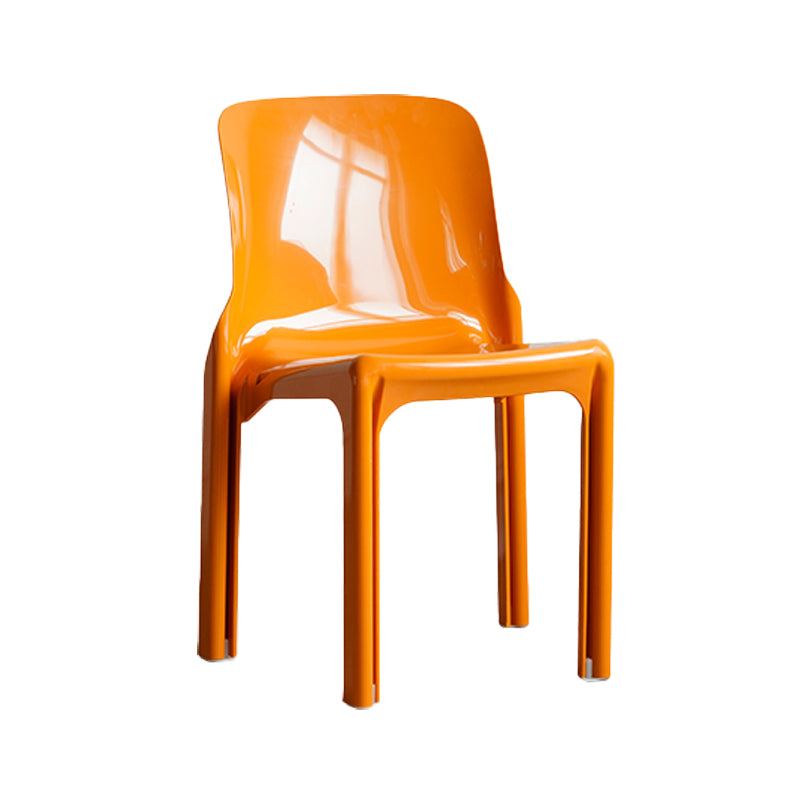 Modern Style Side Chair Plastic Dining Chair for Living Room