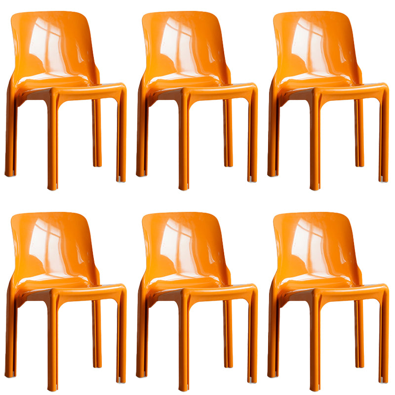 Modern Style Side Chair Plastic Dining Chair for Living Room