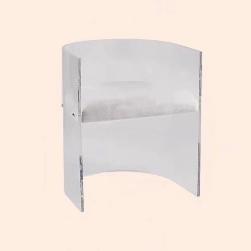Modern Simple Arm Chair Plastic Frame Dining Arm Chair for Living Room