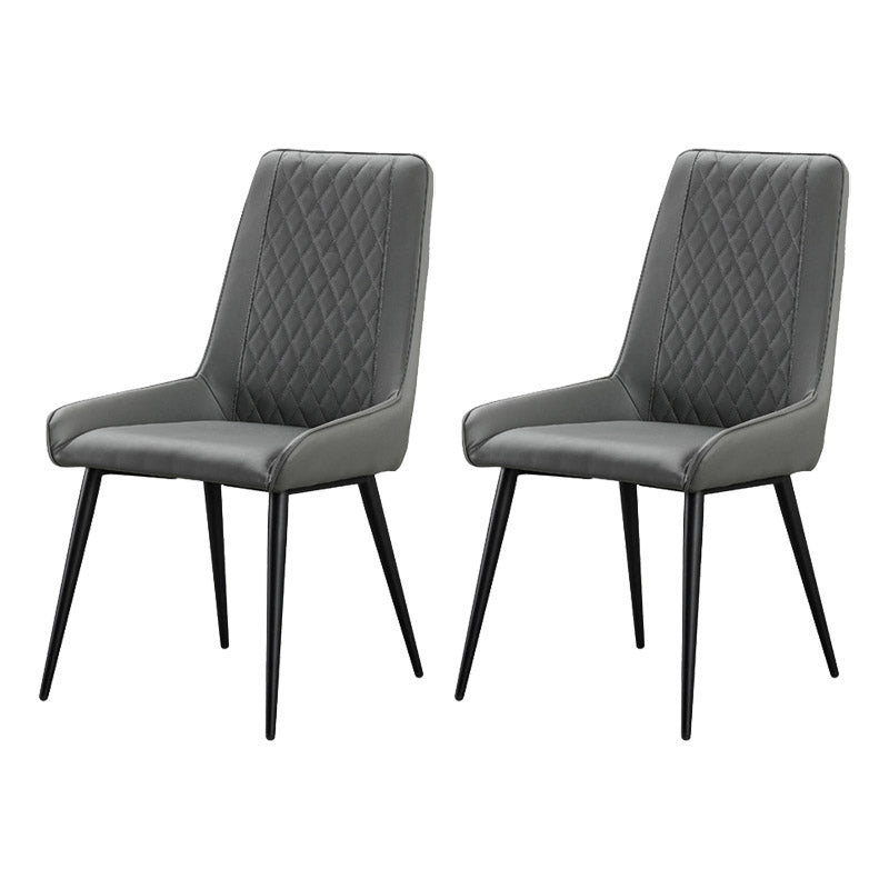 Industrial Upholstered Arm Dining Chair Kitchen Parsons Side Chair