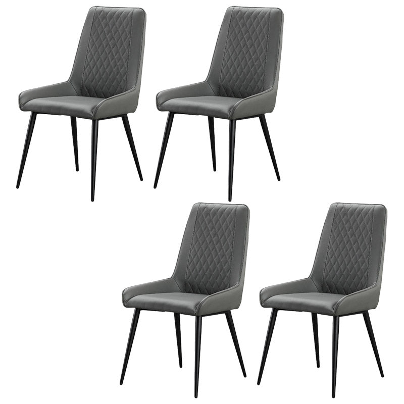 Industrial Upholstered Arm Dining Chair Kitchen Parsons Side Chair
