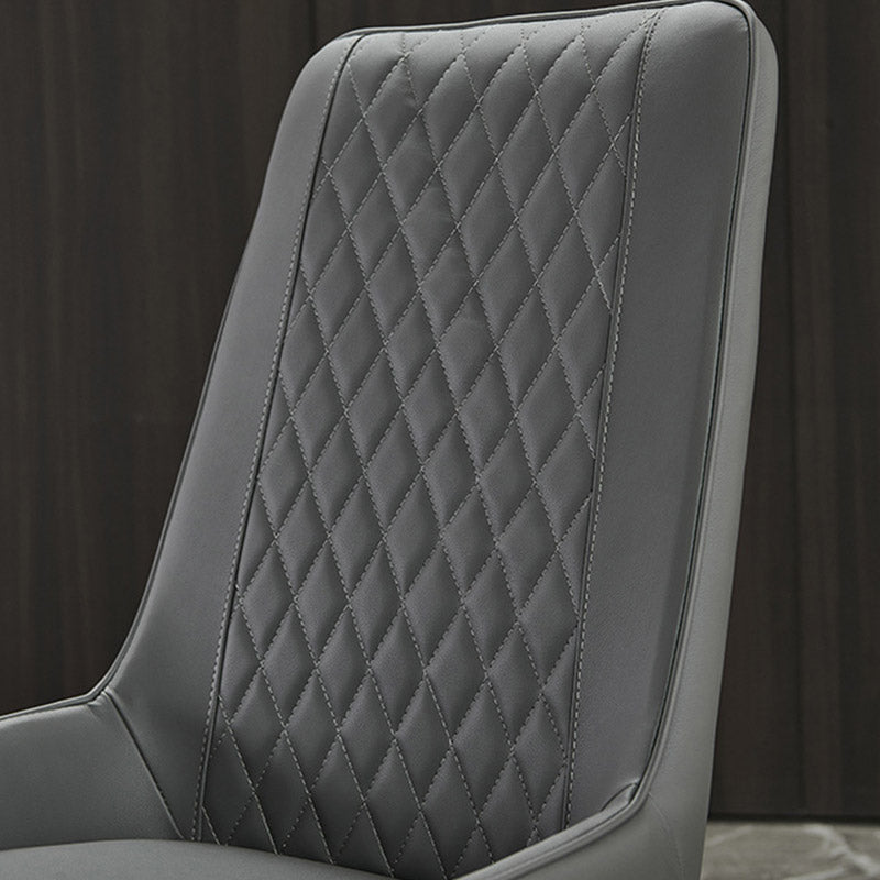 Industrial Upholstered Arm Dining Chair Kitchen Parsons Side Chair