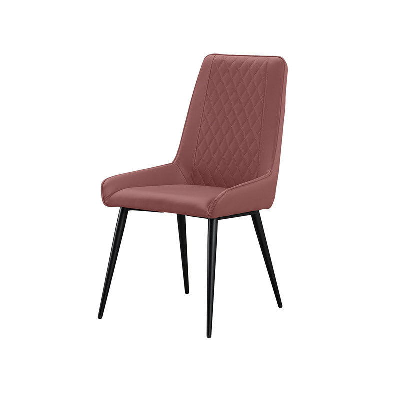 Industrial Upholstered Arm Dining Chair Kitchen Parsons Side Chair