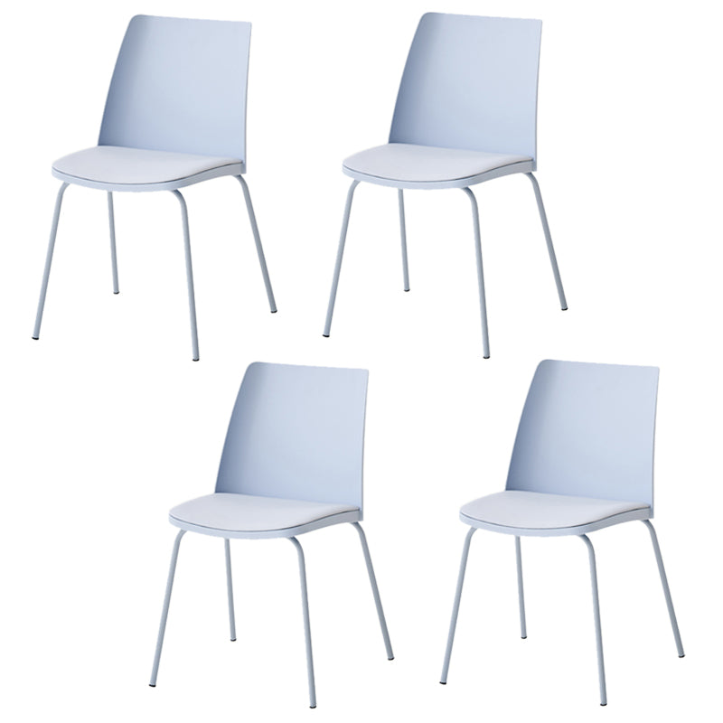 Dining Room Armless Dining Chair Home Metal Parsons Dining Chair