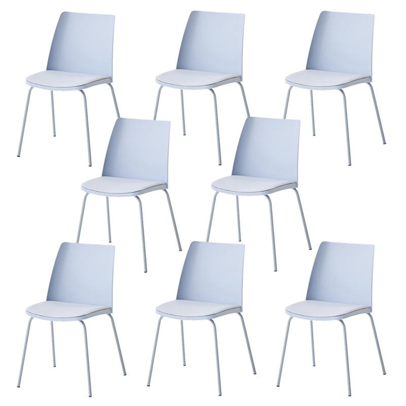 Dining Room Armless Dining Chair Home Metal Parsons Dining Chair