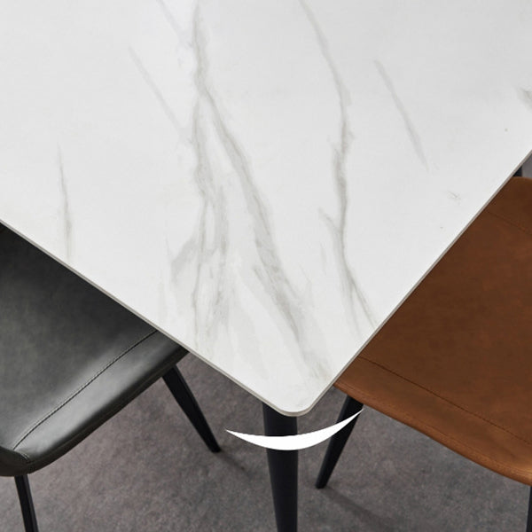 Nordic Kitchen Stone Furniture 1/5/7 Pcs Standard Height Casual Dining Room Table Set