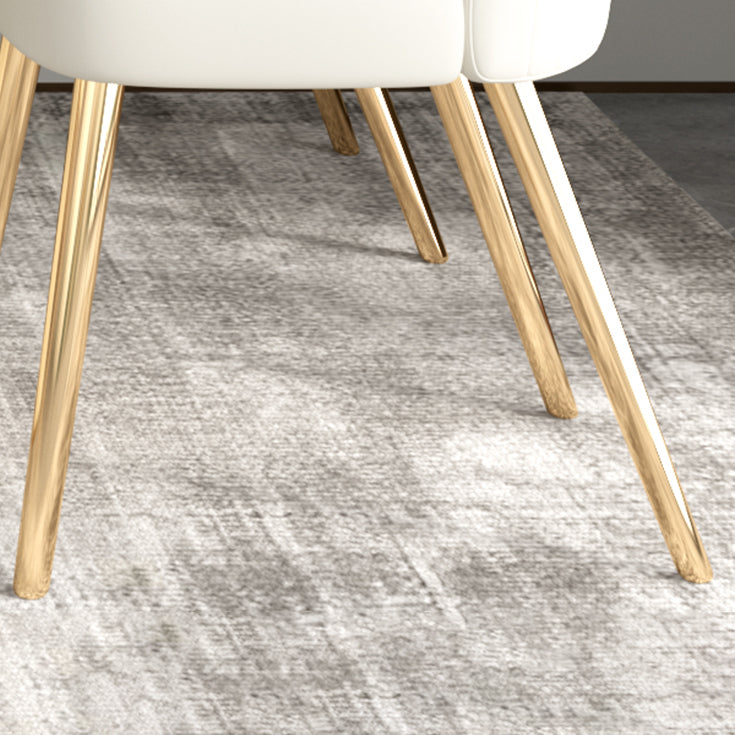 Modern 1/4/5/6/7 Pieces Dining Room Table Rectangle Stone Furniture in White