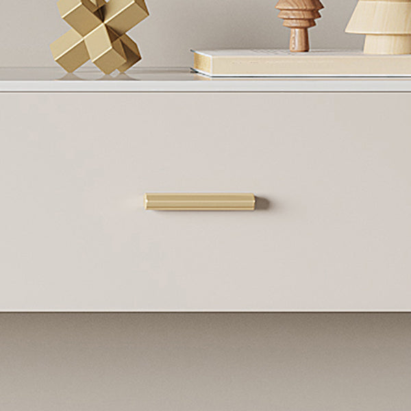 Floating TV Stand Console Stone TV Media Stand with 2 Drawers