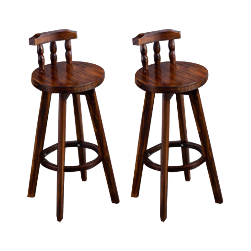Solid Wood Pub Dining Set Contemporary 1/2/3 Pieces Table and Stool Set