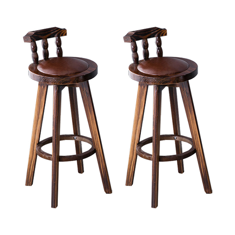 Solid Wood Pub Dining Set Contemporary 1/2/3 Pieces Table and Stool Set
