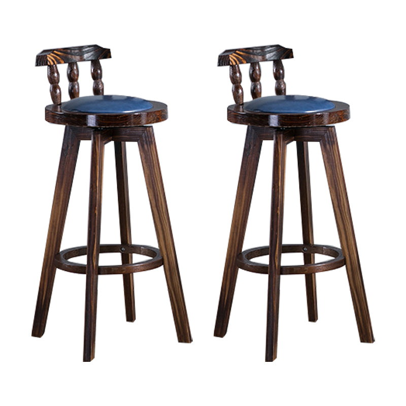 Solid Wood Pub Dining Set Contemporary 1/2/3 Pieces Table and Stool Set