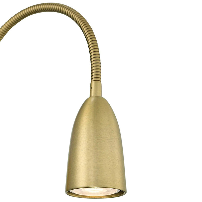 Gold Modern Wall Sconce Cone Shape Wall Light with Metal Shade for Bedroom