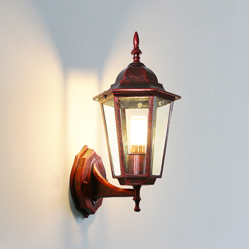 Metal Geometric Wall Light Sconces Industrial 1 Light Wall Mounted Lamp