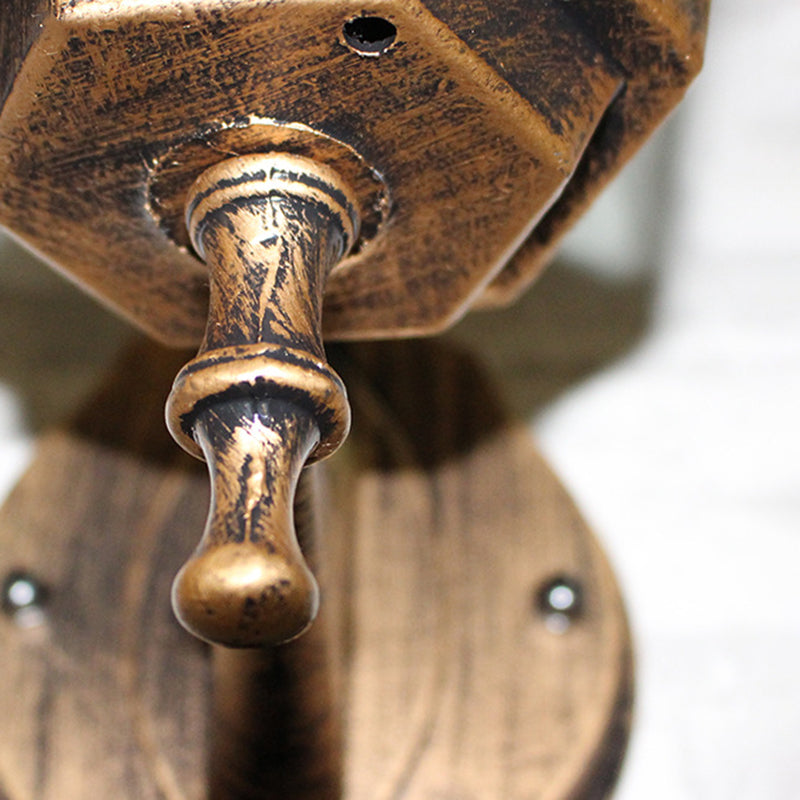 Metal Geometric Wall Light Sconces Industrial 1 Light Wall Mounted Lamp