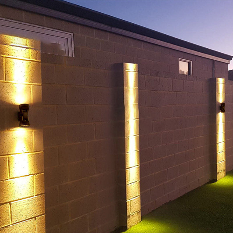 Modern Geometric Wall Light Fixture Metal 2 Lights Wall Sconce