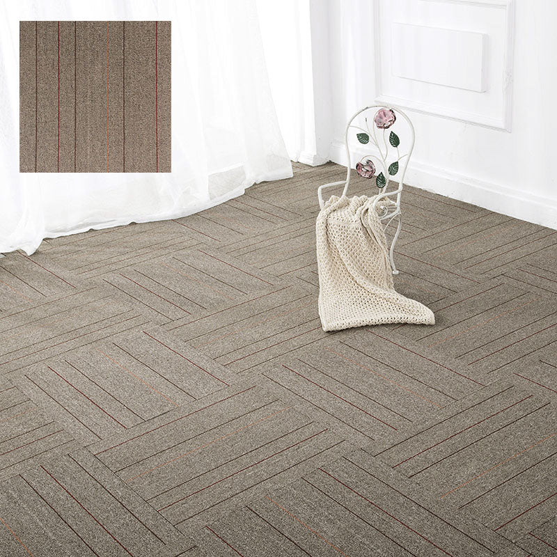 Modern Carpet Tiles Self Adhesive Level Loop Stain Resistant Carpet Tile