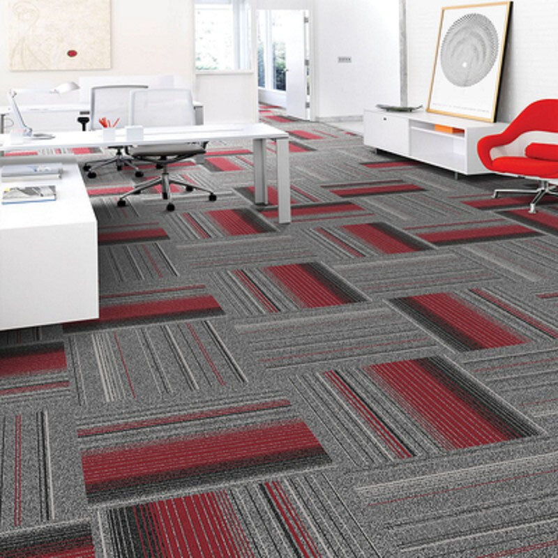 Modern Carpet Tiles Self Adhesive Level Loop Stain Resistant Carpet Tile