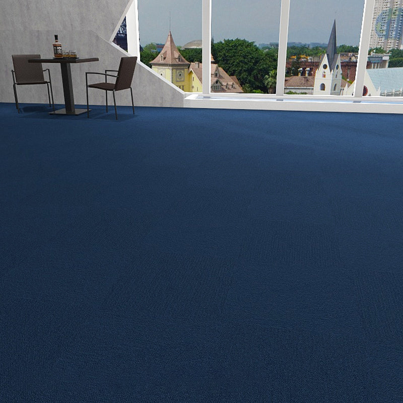 Office Loose Lay Carpet Tiles Dark Color Non-Skid Level Loop Carpet Tile