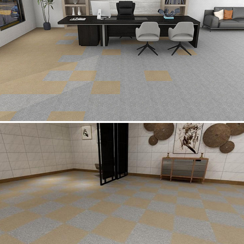 Office Loose Lay Carpet Tiles Dark Color Non-Skid Level Loop Carpet Tile