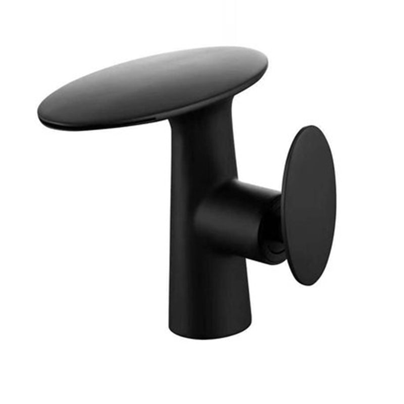 Modern Faucet Waterfall Spout Single Hole Lever Handle Bathroom Faucet