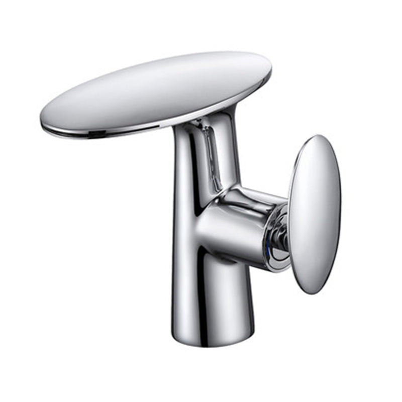Modern Faucet Waterfall Spout Single Hole Lever Handle Bathroom Faucet