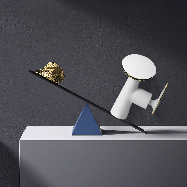 Modern Faucet Waterfall Spout Single Hole Lever Handle Bathroom Faucet