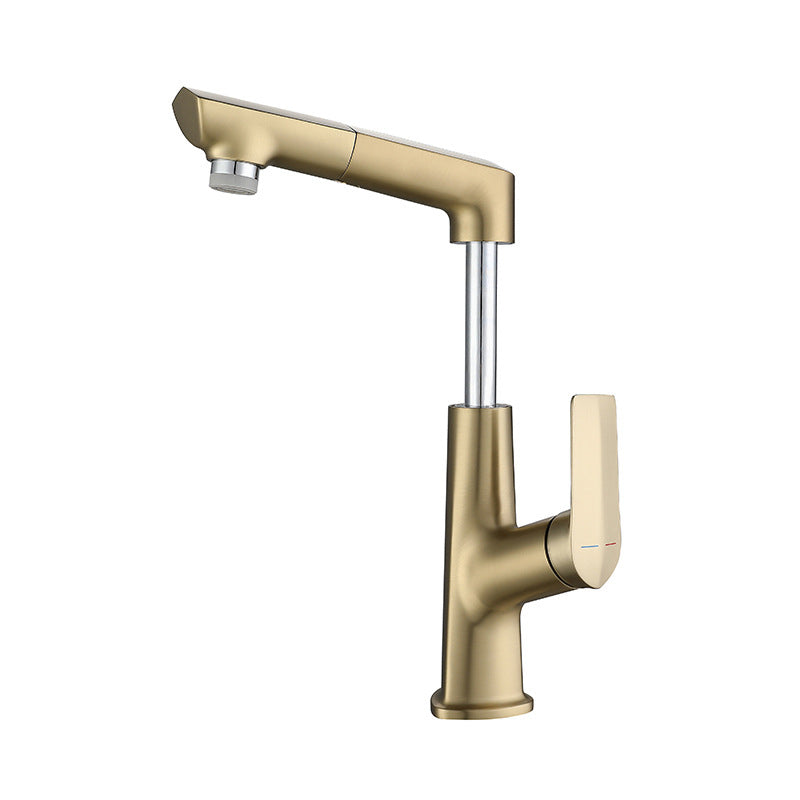 Centerset Lavatory Faucet Glam Style Faucet with Single Lever Handle