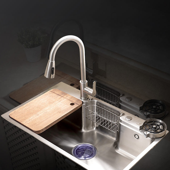 Stainless Steel Kitchen Sink Single Bowl Kitchen Sink(Not Included Faucet)