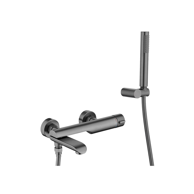 Contemporary Bathroom Faucet Wall Mounted Metal Tub Faucet Trim
